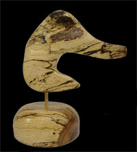 Carved duck by Earl M. Brinton
